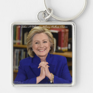 Hillary Clinton It Takes Dorf Gift Schlüsselanhänger