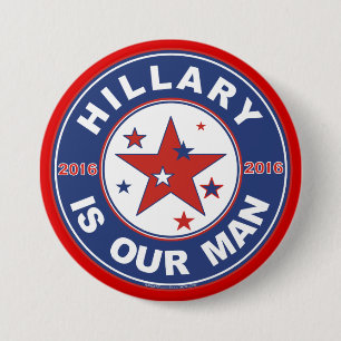 Hillary Clinton-Knopf 2016 Button