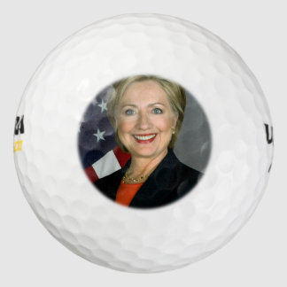 Hillary Clinton Offiziell Portrait Golfball