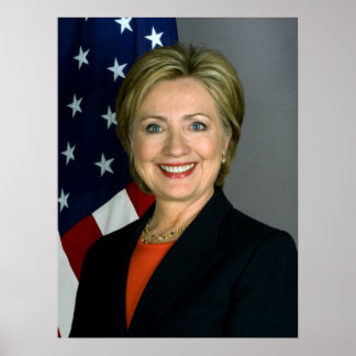 Hillary Clinton Offiziell Portrait Poster