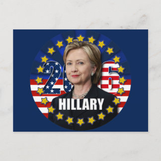 Hillary Clinton pour la présidence Carte postale 2