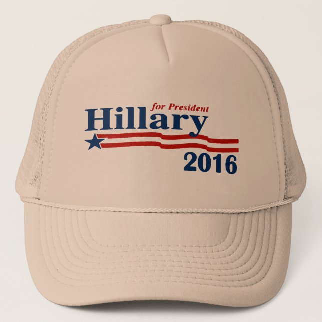 Hillary Clinton pour le casquette de président (Devant)