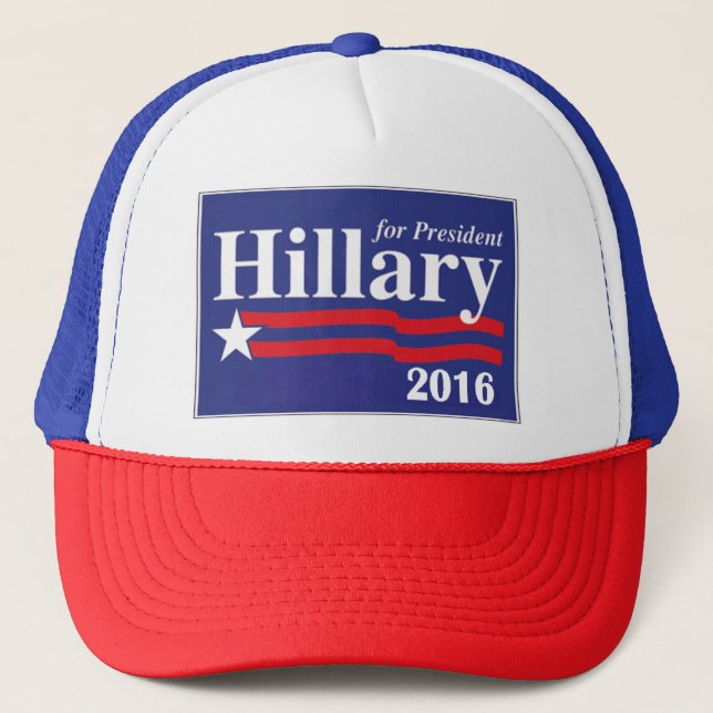 Hillary Clinton pour le casquette de président (Devant)
