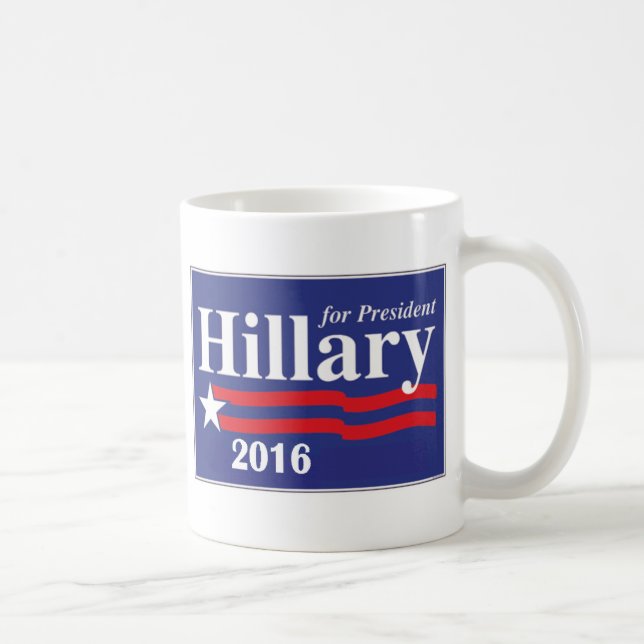 Hillary Clinton pour le président Mug de café 2016 (Droite)