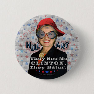 Hillary Clinton Präsident 2016 Funny Election Button