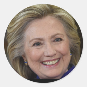 Hillary Clinton Runder Aufkleber