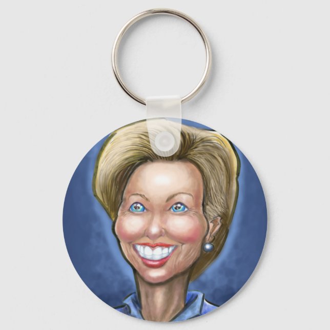 Hillary Clinton Schlüsselanhänger (Vorderseite)
