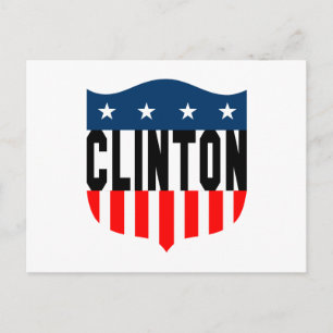 Hillary Clinton Sterne und Streifen Postkarte