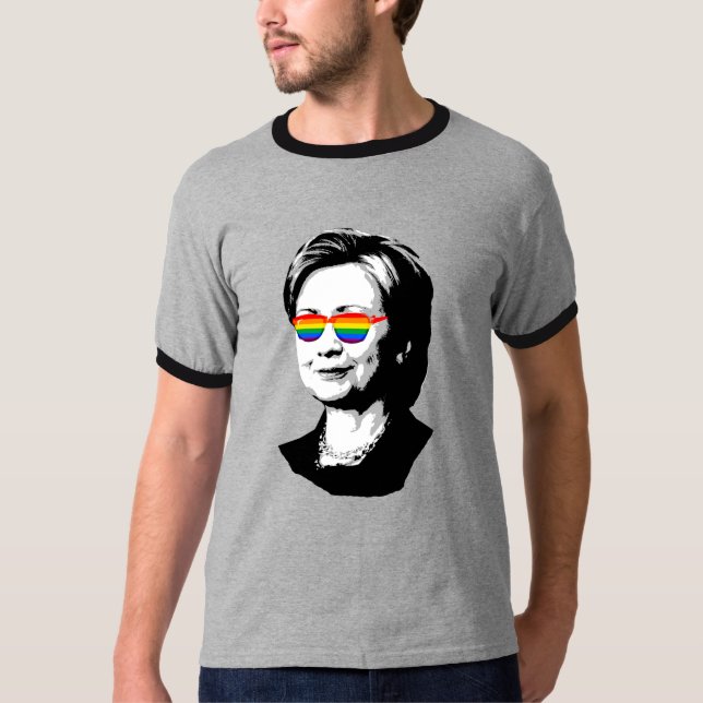 Hillary Clinton-Stolz 2016 - LGBT - T-Shirt (Vorderseite)