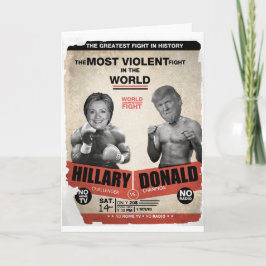 Hillary Clinton und Donald Trump 2016 Karte