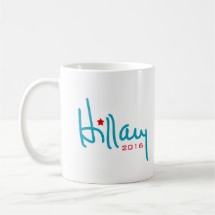 Hillary Clinton-Unterzeichnung Kaffeetasse