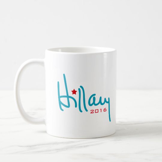 Hillary Clinton-Unterzeichnung Kaffeetasse