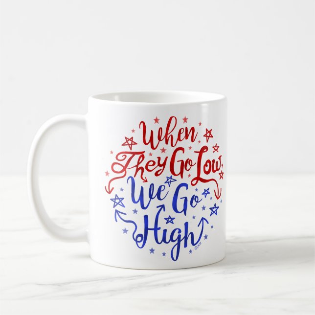 Hillary Clinton-Wahl gehen sie wir auf HI gehen Kaffeetasse (Links)