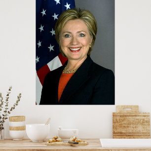 Hillary Clinton Wertposter Papier Poster
