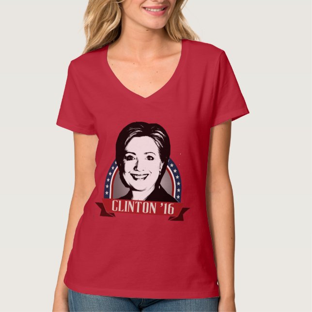 HILLARY CLINTON, ZUM VON VON IM JAHRE 2016 - .PNG T-Shirt (Vorderseite)