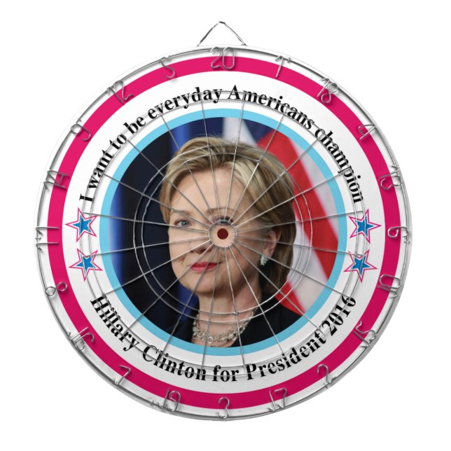 Hillary Dartscheibe (vorne)