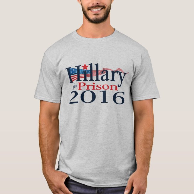 Hillary für Gefängnis-Shirt 2016 T-Shirt (Vorderseite)