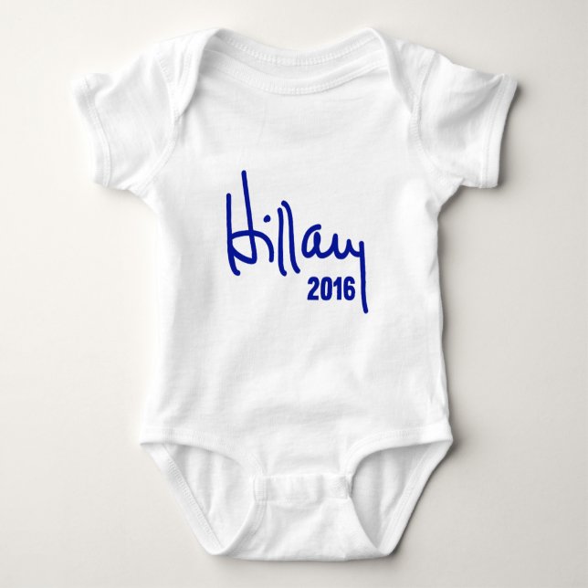 Hillary für Präsidenten 2016 Baby Strampler (Vorderseite)