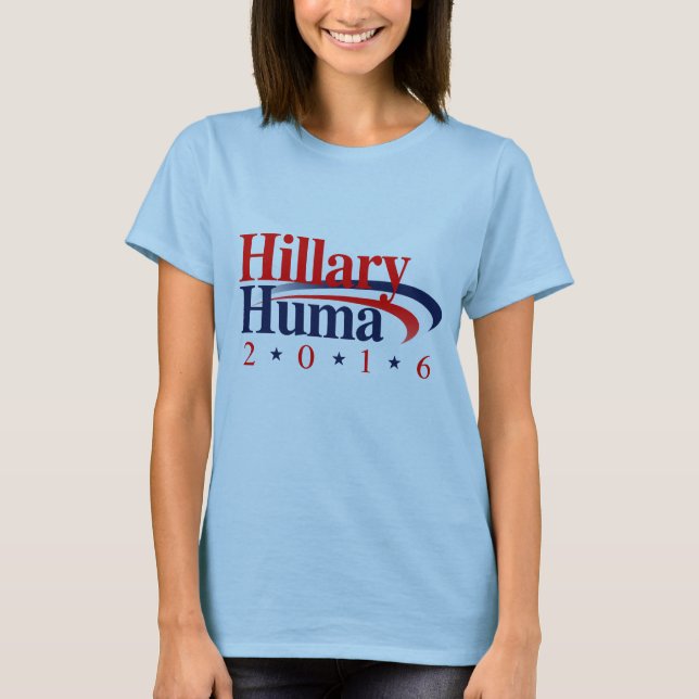 HILLARY HUMA 2016 copy.png T-Shirt (Vorderseite)