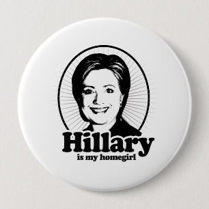 HILLARY IST MEIN HOMEGIRL - .PNG BUTTON