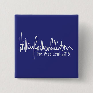 Hillary Rodham Clinton für Präsident 2016 Button