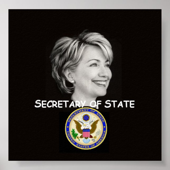 Hillary Staat Poster (Vorne)