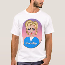 Hillary tordue, mâle de T-shirt