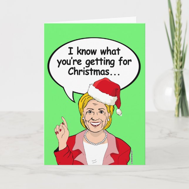 Hillary weiß, was ihr zu Weihnachten bekommt (Vorderseite)