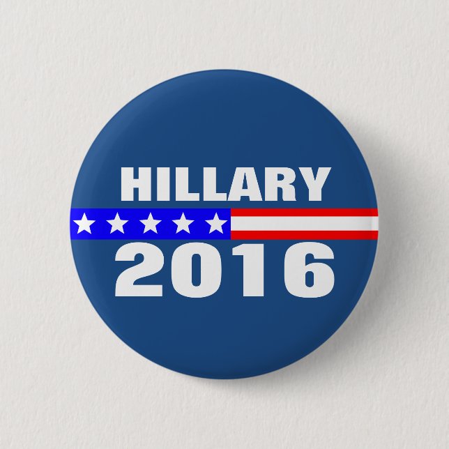 HillaryPräsidentschaftswahlkampf 2016 Button (Vorderseite)