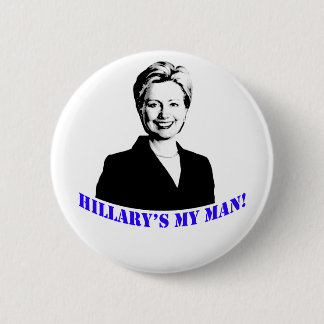 Hillarys mein Mann! Button