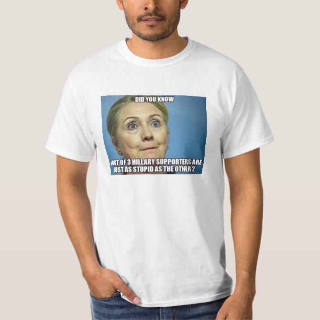 Hillary's Unterstützer T-Shirt (Vorderseite)