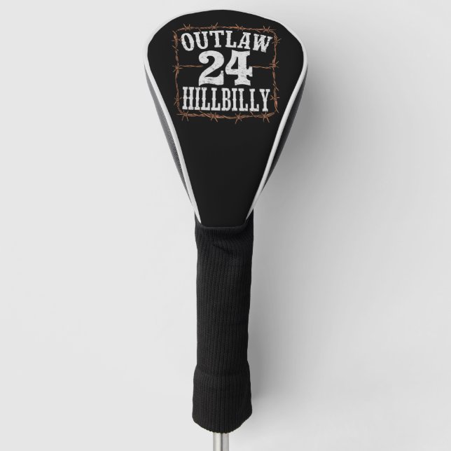 Hillbilly 2024 Western Trump Vance 2024 verbieten Golf Headcover (Vorderseite)