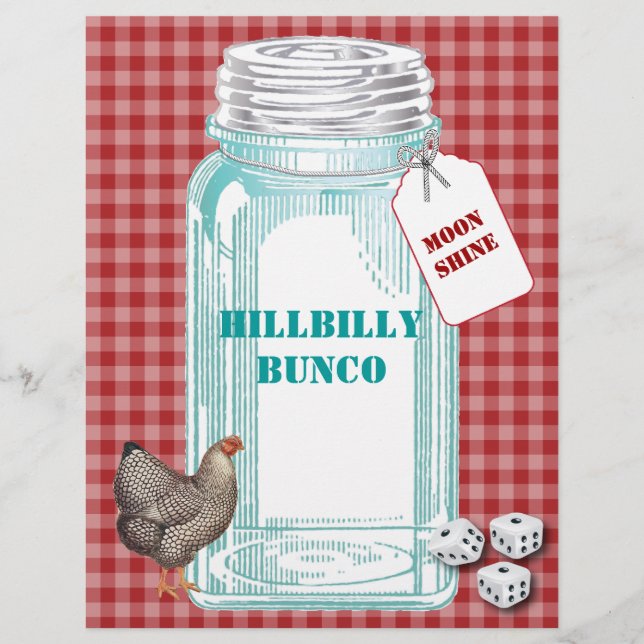HIllbilly Bunco Flyer (Vorne)