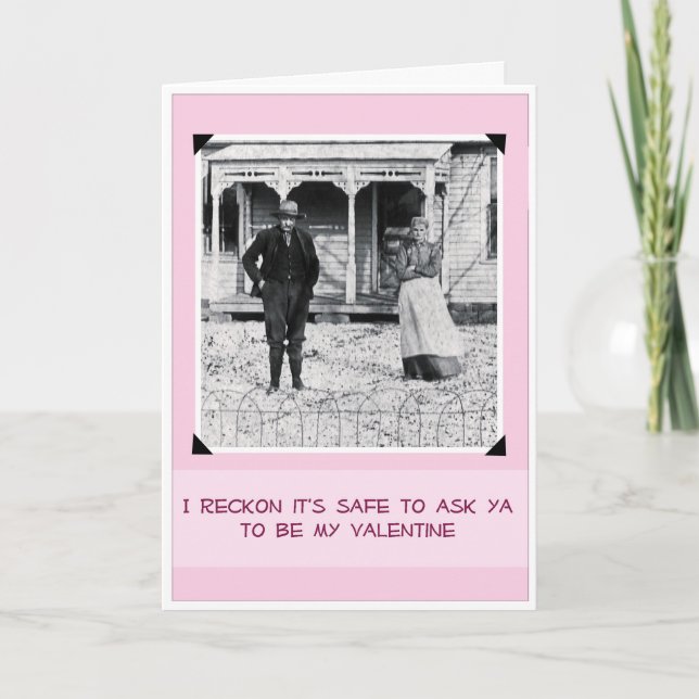 Hillbilly Valentine Feiertagskarte (Vorderseite)