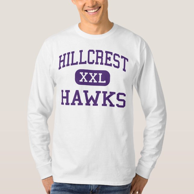 Hillcrest - Falken - Highschool - Jamaika New York T-Shirt (Vorderseite)