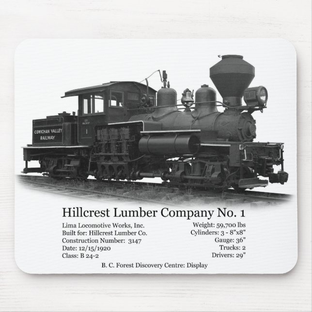 Hillcrest Shay Nr. 1 Mousepad (Vorne)