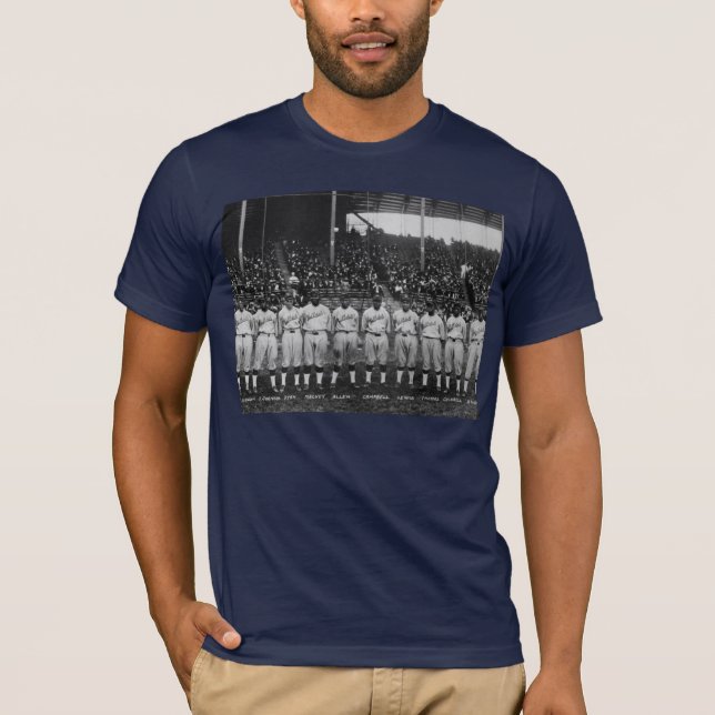 Hilldale Verein-Baseballteam, farbige T-Shirt (Vorderseite)