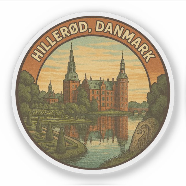 Hillerød Castle Denmark Aufkleber (Vorderseite)