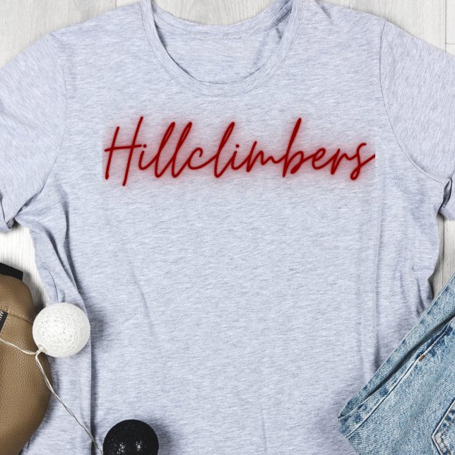 Hillgrimpeurs Tshirt de script lumineux (Créateur téléchargé)