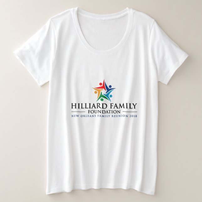 Hilliard Familien-Wiedersehen-T - Shirt-Frauen Große Größe T-Shirt (Design vorne)