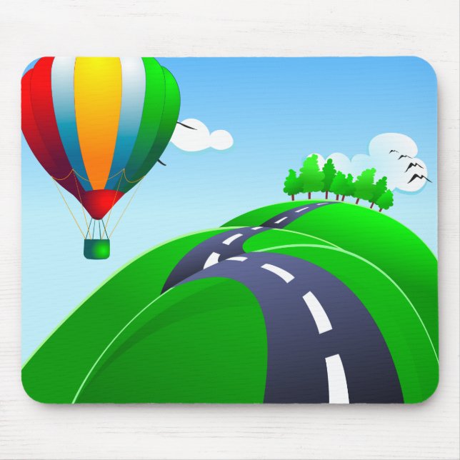 Hillige Straße mit Ballons, Mousepad (Vorne)