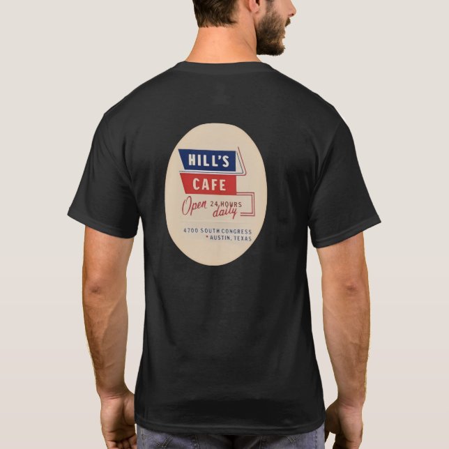 Hills Café  T-Shirt (Rückseite)