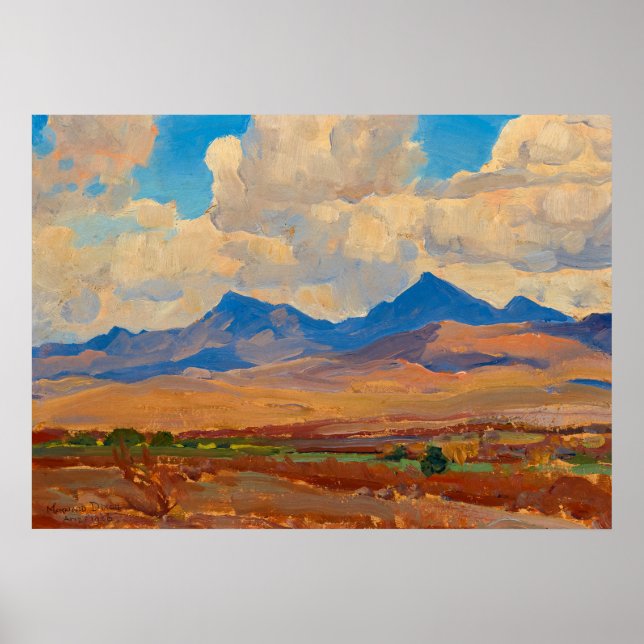 Hills near Tumacacori Mission, Arizona by Dixon Poster (Vorne)