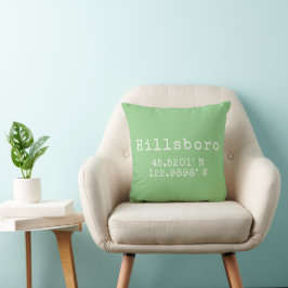 Hillsboro Oregon Latitude Longitude Kissen