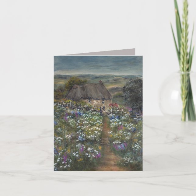 Hillside - Ein englisches Cottage Karte (Vorderseite)