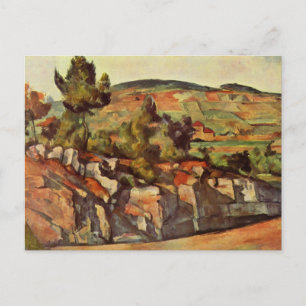 Hillside en Provence par Paul Cezanne Carte postal