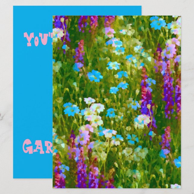 Hillside Heaven Einladung (Vorne/Hinten)