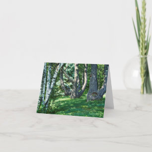 Hillside Trees Karte