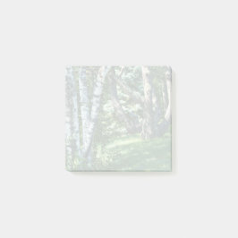 Hillside Trees Post-it Klebezettel