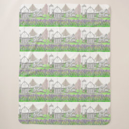 Hilltop Farm Sherpa Blanket Sherpadecke